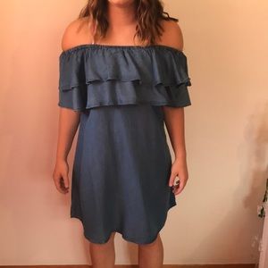 Denim styled dress